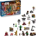 Produktbild: LEGO Star Wars Adventskalender 2025 - Weihnachten Spielzeug mit 24 Überraschungen - 2 Minifiguren & 5 Droidenfiguren - Kinder Spielset - Geschenk für Jungen ab 6 Jahren & Star Wars Fans - 75418