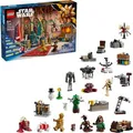 Produktbild: LEGO Adventskalender Star Wars, 75418, Jahr 2025, gefüllt mit Spielfiguren und Zubehör, 38 x 26 cm