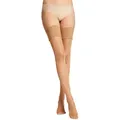 Produktbild: Wolford Halterlose Strümpfe Satin Touch 20 Stay-Ups mit verführerischem breitem Spitzenbund beige XS