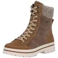 Produktbild: Remonte Remonte Stiefelette Leder/Synthetik Schnürstiefelette braun|rot 36 EU