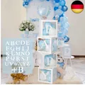 Produktbild: Babyparty Deko, Baby Shower Box Deko für Junge oder Mädchen, 4Pcs Transparente L