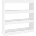 Produktbild: vidaXL Bücherregal/Raumteiler Weiß 100x30x103 cm
