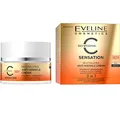 Produktbild: Eveline Cosmetics C-Sensation Verjüngende Anti-Falten-Creme 40+ mit Vitamin C, E, Ferulasäure, Bakuchiol & Hyaluronsäure - 50ml