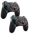 Produktbild: 2 Stück passend für Nintendo Switch 1 und 2 / Pro Controller | Kabellose Controller | Bluetooth