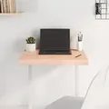 Produktbild: vidaXL Tischplatte 60x50x(2-6) cm Massivholz Eiche Unbehandelt