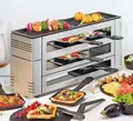 Produktbild: Spring Pizza Raclette 6 silber mit Alugrillplatte EU