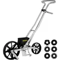 Produktbild: Mophorn - Vevor Sämaschine Aluminium+abs Handsämaschine 6xsaatplatten Einreihige Drillmaschine 78-84cm Höhenverstellbar Dippelmaschine 6cm Vorderrad 5cm Hinterrad Ideal Für Samen Wie Mais Lauch Spinat Karotten