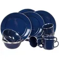 Produktbild: Anton Blöchl Essgeschirr Western 12-tlg. Emaille blau