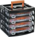 Produktbild: ALUTEC 56100 Sortimentskoffer 16 Fächer 322x279x297 variable Unterteilung Lager