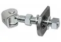 Produktbild: Torangel einstellbar Torband Torscharnier 180 M20 Hängscharnier Anschweißplatte L. 120 mm