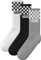 Produktbild: VANS CLASSIC CHECK CREW ROX 3er Pack Socken 2026 black/white - 48-51