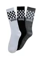 Produktbild: Vans Unisex Classic Check Crew Socken, schwarz/weiß, XL