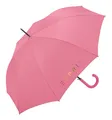 Produktbild: ESPRIT Long AC Colorful Logo Regenschirm Carmine Rose pink violett Neu