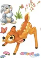Produktbild: Komar Wandtattoo Bambi - Größe 50 x 70 cm (17 St), selbstklebend, Wandsticker, Kinderzimmer