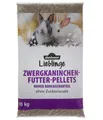 Produktbild: Dehner Lieblinge Zwergkaninchenfutter Pellets, 10 kg, ohne Zuckerzusatz, 10000g, hochwertiges Hasenfutter, hoher Rohfaseranteil