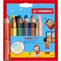 Produktbild: STABILO Buntstifte woody 3 in 1 Farbig sortiert 6 Stück