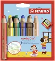 Produktbild: STABILO Woody 3in1 6 Stück Packung mit Anspitzer