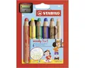 Produktbild: STABILO Buntstift STABILO Buntstift, Wasserfarbe & Wachsmalkreide - STABILO woody 3 in 1