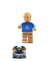 Produktbild: LEGO Star Wars Minifigur C-3PO Weihnachtspullover X-Mas Sweater sw1238 75340
