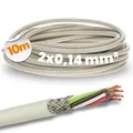 Produktbild: 10 Meter Lapp Kabel 1030202 LiYCY 2x0,14 mm² Datenleitung 4 Adrig Steuerleitung