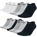 Produktbild: NIKE Everyday Sneaker Socken 12 Paar Weiß Grau Schwarz Unisex Füßling SX7678, Farbe:weiss/bunt/bunt/bunt, Socken Neu:46-50