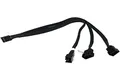 Produktbild: Phobya Cable 3 A 1 PWM 30 cm Negro 4PIN PWM A 3X4PIN PWM/TERMORRETRACTIL 81098