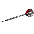 Produktbild: Steeldart Dartpfeile Karella SuperDrive, schwarz, 90% Tungsten, 24g