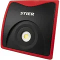 Produktbild: STIER Wechselakku COB LED Baustrahler, 5000 Lumen, 50W, für 18V Makita und Bosch Akkus, IP54-Schutz, 6000 Kelvin, LED Arbeitsstrahler, Dauerbetrie...