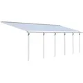 Produktbild: Palram - Canopia Aluminium Terrassenüberdachung Olympia | Weiß | 295x860x305 cm - Weiß