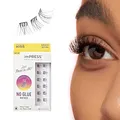 Produktbild: KISS imPRESS Press On Wimpern Cluster Single 02 – Selbstklebende künstliche Wimpern ohne Kleber, DIY Wimpernverlängerung, natürliche Fake Lashes unter den Wimpern, bis zu 24h Halt