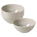 Produktbild: Ritzenhoff & Breker Cecina Müslischalen 6er Set, 16 cm, Moderne Dessertschalen im Manufaktur-Look, Mix & Match-Geschirr, Spülmaschinenfest und Alltagstauglich, Steinzeug, Graphit