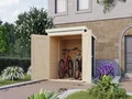 Produktbild: Fahrradgarage Fahrradbox Fahrradhaus Bikebox KARIBU Fichte grau für 3 Fahrräder