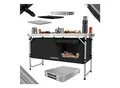 Produktbild: 24MOVE® Campingküche PRAIA faltbar, höhenverstellbarer Campingschrank Alu Reiseküche mit Arbeitsplatte und Staufächern, Outdoor Camping, tragbar