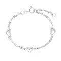 Produktbild: Amor Armband 925 Sterling Silber Mädchen Kinder Armschmuck, 12+2 cm, Silber, Herz, Kommt in Schmuck Geschenk Box, 9211364