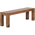 Produktbild: P & B Sitzbank, Sheesham, Holz, Sheesham, massiv, 3-Sitzer, 160x45x35 cm, FSC Mix, abwischbar, Esszimmer, Bänke, Sitzbänke