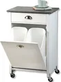 Produktbild: KESPER® Küchenwagen Küchenwagen mit Mülltrennsystem, B 50 x H 79 x T 37 cm, (1 St)