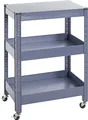 Produktbild: Servierwagen >55118< in blau, Metall - 50x75x32cm (BxHxT)
