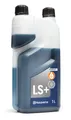 Produktbild: Husqvarna Zweitaktöl LS+ 1L Dosierflasche - Low Smoke+ 2-Taktöl Mischöl