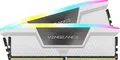 Produktbild: CORSAIR Vengeance RGB DDR5 RAM 32GB (2x16GB) 6000MHz CL36-44-44-96 1.4V AMD Expo & Intel XMP Desktop-Computer-Speicher - Weiß (CMH32GX5M2E6000Z36W)