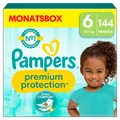 Produktbild: Pampers Premium Protection Gr.6 Extra Large 13+kg Windeln, 144 Stück, Monatsbox