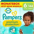 Produktbild: Pampers Baby Windeln Größe 6 (13kg+) Premium Protection, 144 Stück , MONATSBOX