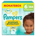 Produktbild: Pampers Premium Protection Größe 6, 144 Windeln, 13-18kg, Auslaufschutz NEU