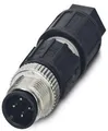 Produktbild: Phoenix Contact SACC-M12MS-4QO-0,34-M Sensor-/Aktor-Steckverbinder, 4-polig, M12, 125V, 4A, 3,5-6mm (1641691)