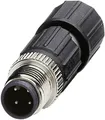 Produktbild: Phoenix Contact 1641691 Sensor-/Aktor-Steckverbinder, unkonfektioniert M12 Stecker, gerade Polzahl Sensoren: 4 1 St.
