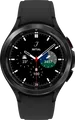 Produktbild: Samsung Galaxy Watch4 Classic - 46 mm - schwarz - intelligente Uhr mit Ridge Sport Band - Flouroelastomer - schwarz - Anzeige 3.46 cm (1.4