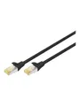 Produktbild: DIGITUS patch cable - 50 cm - black - Schwarz - 0.5 meter