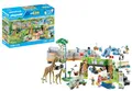 Produktbild: PLAYMOBIL MyLife 71600 Mein großer Erlebnis-Zoo, umfangreiches Zoo-Set mit 16 heimischen und exotischen Tieren sowie abwechslungsreichem Zubehör, detailreiches Spielzeug für Kinder ab 4 Jahren