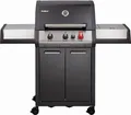 Produktbild: Enders® Gasgrill MONROE PRO BLACK 3 K TURBO, 3-Edelstahlbrenner, Seitenkocher, emaillierte Garhaube, HEAT RANGE™-Brenner, SWITCH GRID™, 800 °C TURBO ZONE™, SIMPLE CLEAN™
