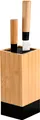 Produktbild: KESPER Messerständer mit Kunststoffborsten Bambus Hellbraun/Schwarz 58030