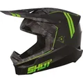 Produktbild: Shot Furious Army Motocross Helm, schwarz-grün, Größe XL für Männer